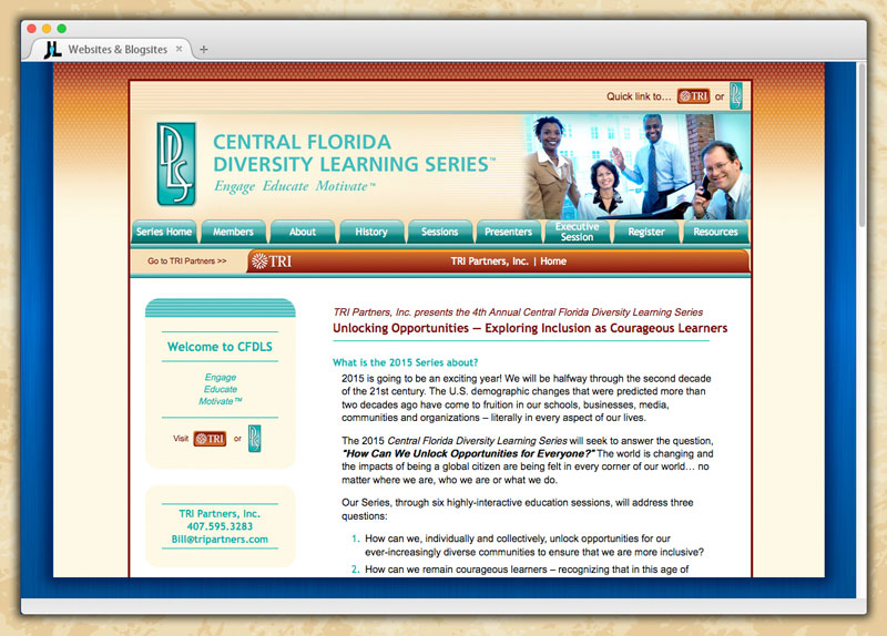 Central Florida Diversity Learning Series Website