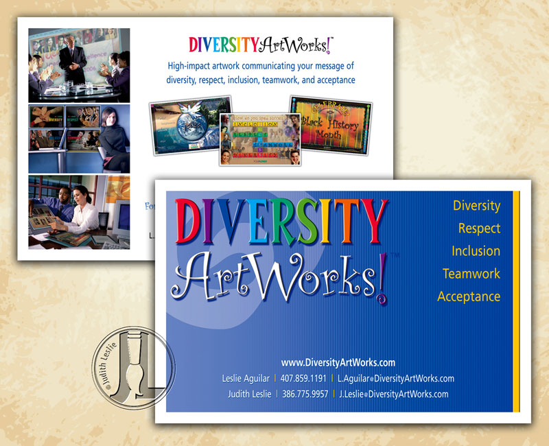 Diversity ArtWorks! Postcard