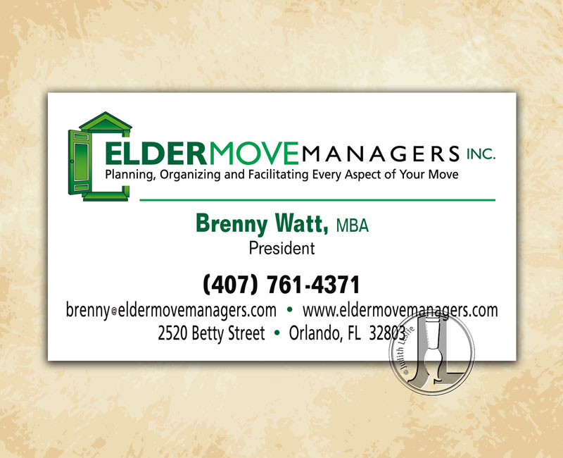 ElderMove Managers Business Card