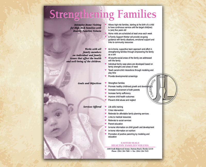 Healthy Start Coalition Strengthening Families Flyer