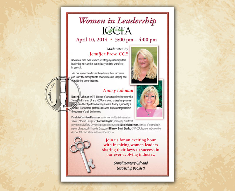 ICCFA Women in Leadership Flyer