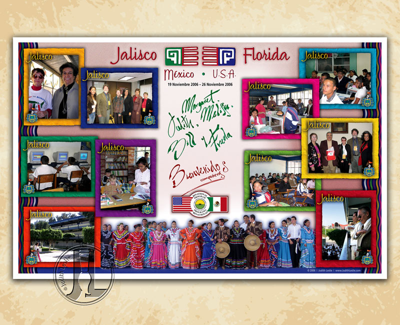 Commemoration of School Visit to Jalisco Mexico | Poster