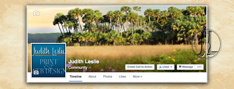 Judith Leslie Facebook Page Banner