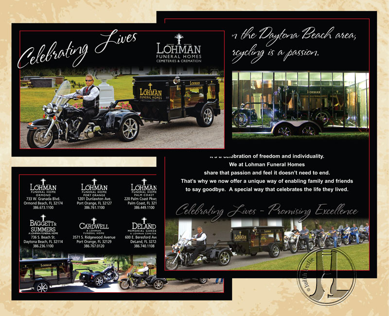 Lohman Funeral Home Harley Memorial Brochure