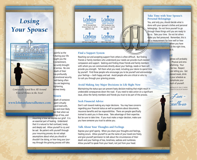 Lohman Funeral Homes Losing Your Spouse Brochure