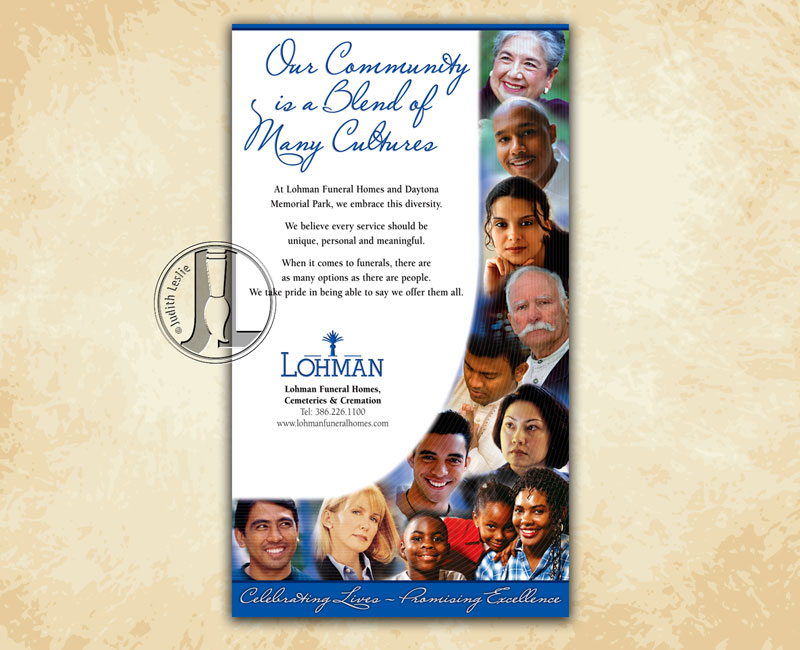 Lohman Funeral Homes Many Cultures Rack Card