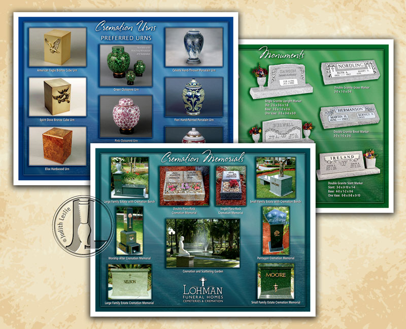 Lohman Funeral Homes Product Sales Sheets