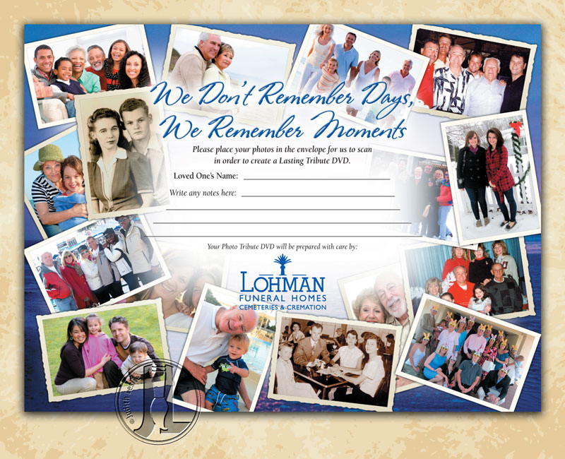Lohman Funeral Homes Lasting Tribute Envelope