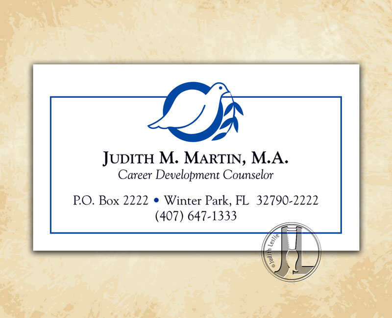 Judith Martin Business Card