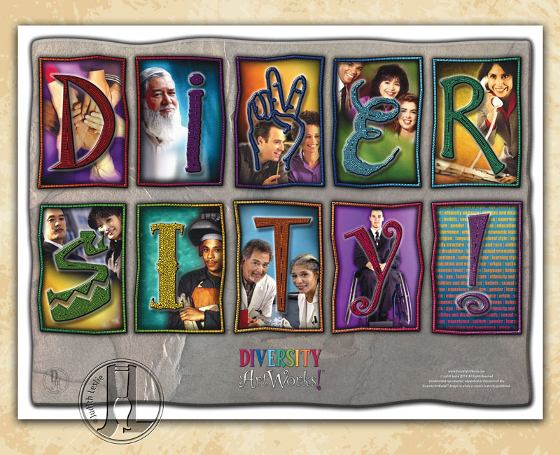 Diversity ArtWorks! Diversity Mosaic Poster