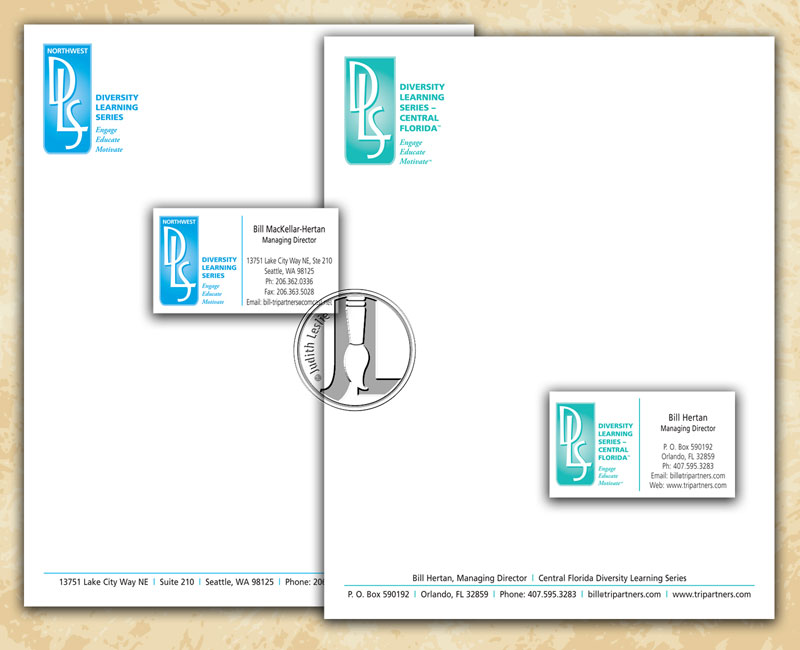 Diversity Learning Series Northwest and Central Florida Letterhead and Business Cards