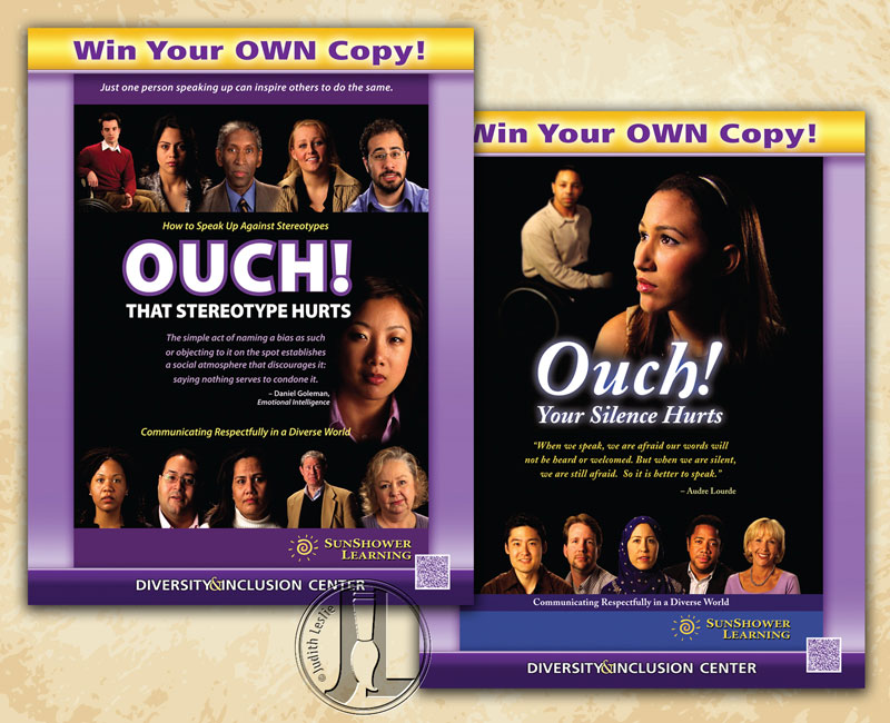 International Training and Development Trade Show Ouch! Video Program Table Toppers