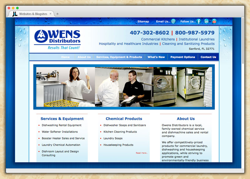 Owens Distributors Website