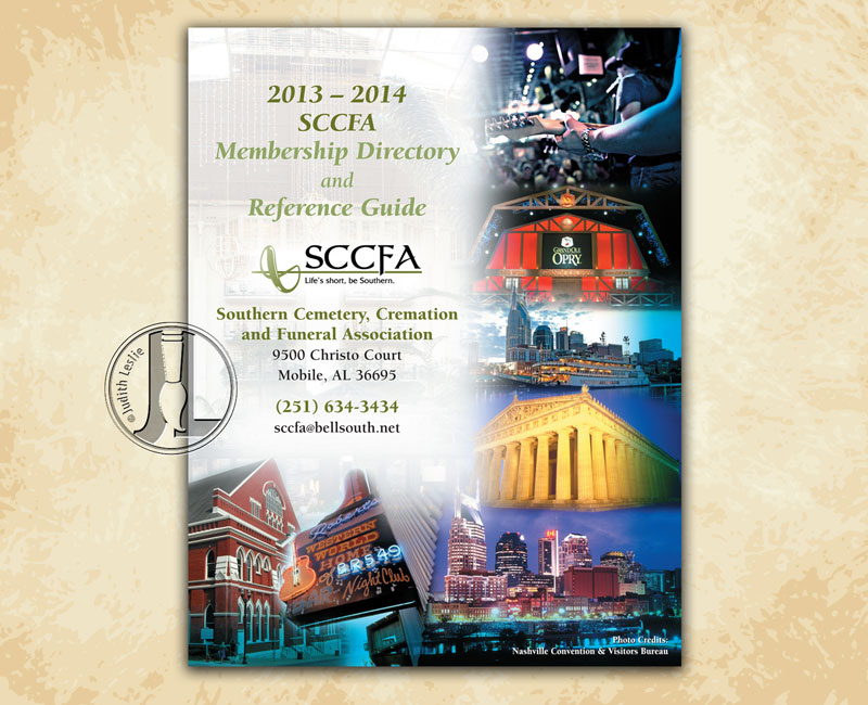 Lohman Funeral Homes SCCFA Membership Directory Program Cover Nashville