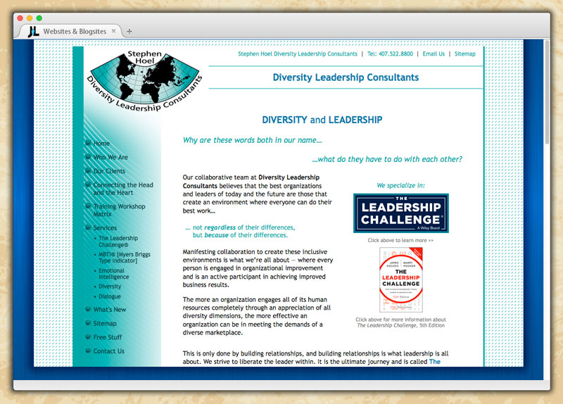 Stephen Hoel Diversity Leadership Consultants Website